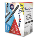 Paper Mate® Write Bros. Ballpoint Pen Value Pack, Stick, Medium 1 Mm, Black Ink, Black Barrel, 60-pack freeshipping - TVN Wholesale 