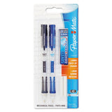 Clear Point Mechanical Pencil, 0.7 Mm, Hb (#2.5), Black Lead, Randomly Assorted Barrel Colors, 2-pack