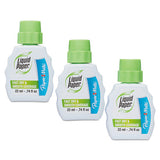 Paper Mate® Liquid Paper® Fast Dry Correction Fluid, 22 Ml Bottle, White, 3-pack freeshipping - TVN Wholesale 