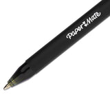 Paper Mate® Comfortmate Ultra Ballpoint Pen, Retractable, Fine 0.8 Mm, Black Ink, Black Barrel, Dozen freeshipping - TVN Wholesale 