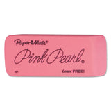 Paper Mate® Pink Pearl Eraser, For Pencil Marks, Rectangular Block, Medium, Pink, 3-pack freeshipping - TVN Wholesale 
