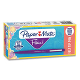Paper Mate® Point Guard Flair Felt Tip Porous Point Pen, Stick, Medium 0.7 Mm, Purple Ink, Purple Barrel, Dozen freeshipping - TVN Wholesale 