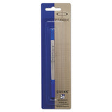 Parker® Refill For Parker Roller Ball Pens, Medium Conical Tip, Blue Ink freeshipping - TVN Wholesale 