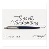 Parker® Jotter Gel Pen, Retractable, Medium 0.7 Mm, Black Ink, Stainless Steel Barrel freeshipping - TVN Wholesale 