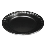 Pactiv Evergreen Laminated Foam Dinnerware, Plate, 10.25" Dia, Black, 540-carton freeshipping - TVN Wholesale 