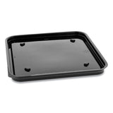 Pactiv Evergreen Recycled Plastic Square Base, 7.5 X 7.5 X 0.56, Black, 195-carton freeshipping - TVN Wholesale 