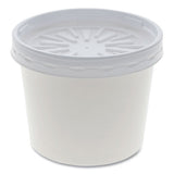 Pactiv Evergreen Paper Round Food Container And Lid Combo, 12 Oz, 3.75" Diameter X 3h", White, 250-carton freeshipping - TVN Wholesale 