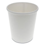 Pactiv Evergreen Paper Round Food Container, 32 Oz, 5.13" Diameter X 4.5"h, White, 500-carton freeshipping - TVN Wholesale 