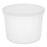 Delitainer Microwavable Container Bulk, 64 Oz, 4.5 X 4.5 X 6.35, Natural, 120-carton