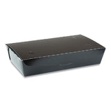Pactiv Evergreen Earthchoice Onebox Paper Box, 55 Oz, 9 X 4.85 X 2, Black, 100-carton freeshipping - TVN Wholesale 
