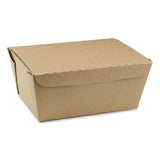 Pactiv Evergreen Earthchoice Onebox Paper Box, 66 Oz, 6.5 X 4.5 X 3.25, Kraft, 160-carton freeshipping - TVN Wholesale 