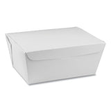 Pactiv Evergreen Earthchoice Onebox Paper Box, 66 Oz, 6.5 X 4.5 X 3.25, White, 160-carton freeshipping - TVN Wholesale 