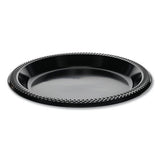 Pactiv Evergreen Prairieware Ops Dinnerware, Plate, 10.25" Dia, Black, 500-carton freeshipping - TVN Wholesale 