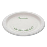 Pactiv Evergreen Earthchoice Pressware Compostable Dinnerware, Plate, 6" Dia, White, 750-carton freeshipping - TVN Wholesale 