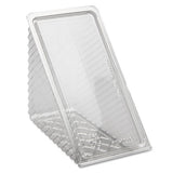 Pactiv Evergreen Hinged Lid Sandwich Wedges, 3.25 X 6.5 X 3, Clear, 85-pack, 3 Packs-carton freeshipping - TVN Wholesale 