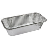 Pactiv Evergreen Aluminum Bread-loaf Pans, Ribbed 1-3-size, 8.04 X 5.9 X 3, 200-carton freeshipping - TVN Wholesale 