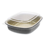 Pactiv Evergreen Classic Carry-out Containers, 46 Oz, 9 X 7 X 2.94, Black-gold, 50-carton freeshipping - TVN Wholesale 