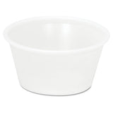 Plastic Soufflé-portion Cups, 2 Oz, Translucent, 200-bag, 12 Bags-carton