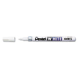 Pentel® White Permanent Marker, Broad Bullet Tip, White freeshipping - TVN Wholesale 