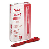 Pentel® Wow! Ballpoint Pen, Retractable, Medium 1 Mm, Red Ink, Red Barrel, Dozen freeshipping - TVN Wholesale 