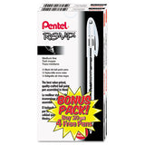 Pentel® R.s.v.p. Ballpoint Pen Value Pack, Stick, Medium 1 Mm, Black Ink, Clear-black Barrel, 24-pack freeshipping - TVN Wholesale 