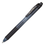 Pentel® Energel-x Gel Pen, Retractable, Medium 0.7 Mm, Black Ink, Black Barrel, 24-pack freeshipping - TVN Wholesale 