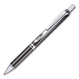 Pentel® Energel Alloy Rt Gel Pen, Retractable, Medium 0.7 Mm, Black Ink, Black Barrel freeshipping - TVN Wholesale 