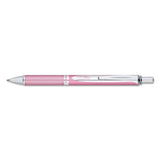 Pentel® Energel Alloy Rt Gel Pen, Retractable, Medium 0.7 Mm, Black Ink, Pink Barrel freeshipping - TVN Wholesale 