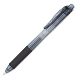 Pentel® Energel-x Gel Pen, Retractable, Fine 0.5 Mm Needle Tip, Black Ink, Black Barrel, 24-pack freeshipping - TVN Wholesale 