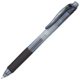 Pentel® Energel-x Gel Pen, Retractable, Fine 0.5 Mm Needle Tip, Black Ink, Black Barrel, Dozen freeshipping - TVN Wholesale 