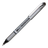 Pentel® Energel Nv Gel Pen, Stick, Fine 0.5 Mm Needle Tip, Black Ink, Gray Barrel, Dozen freeshipping - TVN Wholesale 