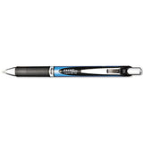 Pentel® Energel Rtx Gel Pen, Retractable, Fine 0.5 Mm Needle Tip, Black Ink, Silver-black Barrel freeshipping - TVN Wholesale 