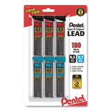 Pentel® Super Hi-polymer Lead Refill Value Pack, 0.5 Mm; 0.7 Mm, Hb, Black, 30-tube, 6 Tubes-pack freeshipping - TVN Wholesale 