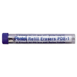 Pentel® Eraser Refills For Pentel Side Fx And Twist-erase Pencils, Cylindrical Rod, White, 3-tube freeshipping - TVN Wholesale 