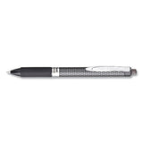 Pentel® Oh! Gel Pen, Retractable, Medium 0.7 Mm, Black Ink, Black Barrel, Dozen freeshipping - TVN Wholesale 