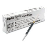 Pentel® Refill For Pentel Energel Retractable Liquid Gel Pens, Medium Needle Tip, Blue Ink freeshipping - TVN Wholesale 