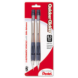 Pentel® Quicker Clicker Mechanical Pencil, 0.5 Mm, Hb (#2.5), Black Lead, Smoke Barrel, 2-pack freeshipping - TVN Wholesale 