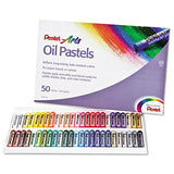 Pentel® Oil Pastel Set With Carrying Case, 45 Assorted Colors, 0.38' Dia X 2.38", 50-pack freeshipping - TVN Wholesale 