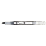 Pentel® Finito! Porous Point Pen, Stick, Extra-fine 0.4 Mm, Black Ink, Black-silver Barrel freeshipping - TVN Wholesale 