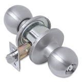 Tell® Light Duty Commercial Storeroom Knob Lockset, Stainless Steel Finish freeshipping - TVN Wholesale 