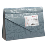 Pendaflex® Expanding Poly Files, 3.5" Expansion, 7 Sections, 1-6-cut Tab, Letter Size, Blue freeshipping - TVN Wholesale 