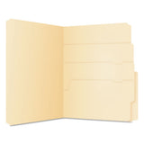 Pendaflex® Divide It Up File Folders, 1-2-cut Tabs, Letter Size, Manila, 24-pack freeshipping - TVN Wholesale 