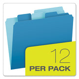 Pendaflex® Divide It Up File Folders, 1-2-cut Tabs, Letter Size, Assorted, 12-pack freeshipping - TVN Wholesale 