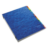 Expanding Desk File, 31 Dividers, Dates, Letter-size, Blue Cover