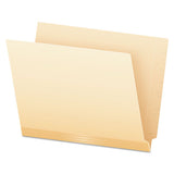 Pendaflex® Manila Laminated Spine Shelf File Folders, Straight Tab, Letter Size, 100-box freeshipping - TVN Wholesale 