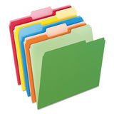 Pendaflex® Colored File Folders, 1-3-cut Tabs, Letter Size, Navy Blue-light Blue, 100-box freeshipping - TVN Wholesale 