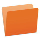 Pendaflex® Colored File Folders, Straight Tab, Letter Size, Orange-light Orange, 100-box freeshipping - TVN Wholesale 