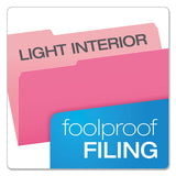 Pendaflex® Colored File Folders, 1-3-cut Tabs, Legal Size, Pink-light Pink, 100-box freeshipping - TVN Wholesale 