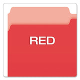 Pendaflex® Colored File Folders, 1-3-cut Tabs, Legal Size, Red-light Red, 100-box freeshipping - TVN Wholesale 