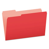 Pendaflex® Colored File Folders, 1-3-cut Tabs, Legal Size, Red-light Red, 100-box freeshipping - TVN Wholesale 